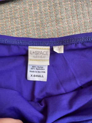 NWOT L*Space bikini set southwestern royal blue thumbnail 3