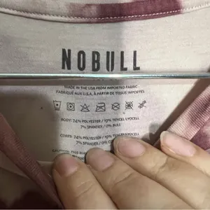 NOBULL Women's‎ Long Sleeve Burgundy Tie-Dye Top thumbnail 5