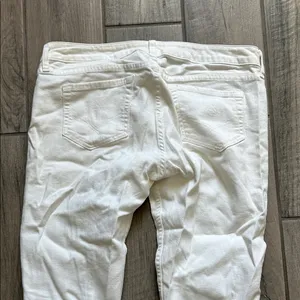 White Slim Straight Jeans Size 32 thumbnail 7