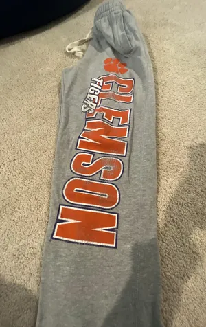 Clemson Sweatpants Gray thumbnail 2