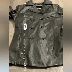 Vintage 90s Wilsons Leather Black Genuine Leather Jacket‎ Coat Size M thumbnail 15