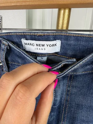 Marc New York Size 10 High Rise Flare Jeans Medium Wash Denim thumbnail 7