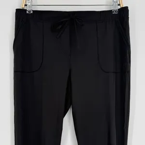 Albion Fit Jetset Jogger Pants Medium Petite Black‎ Comfort Athleisure Casual thumbnail 5
