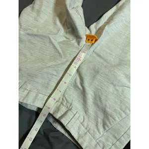 Gap Perfect Trousers Capri Cropped‎ Pants Size 4R Cream Gray Pockets Flat Front thumbnail 6