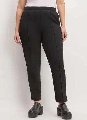 Everlane The Dream Pant Pintuck Pull On Pants Tapered Black Womens Small thumbnail 2
