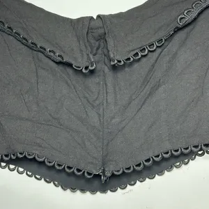 Lulus Black Off Shoulder Ruffle Cropped Puff Sleeve Top Womens‎ Size Small thumbnail 8