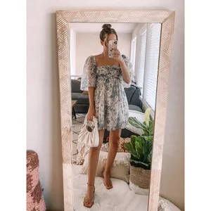Abercrombie & Fitch Emerson Angel Sleeve Mini Dress Floral NWT Size Small thumbnail 3