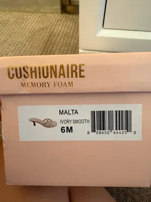 Cushionare Malta Kitten Heels - Cream 6 thumbnail 8