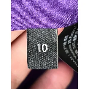 Theory Amethyst Eco Crunch Wash Purple Linen Blend Double Breasted Blazer 10 thumbnail 9