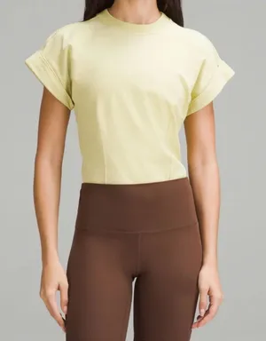 Lululemon Heavyweight Cotton T-Shirt Bodysuit Finch Yellow thumbnail 1