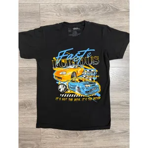 Fast & Furious Graphic Women T-Shirt S Black Toyota Supra Nissan Skyline Racing thumbnail 10