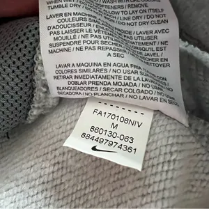 Nike Dry Cowl Funnel Neck Pullover Top Heather Gray Medium thumbnail 12