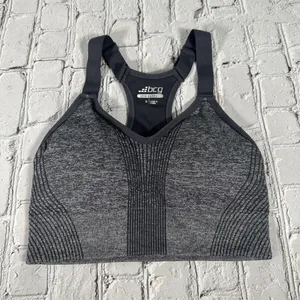 BCG Women’s Low Support Molded Cup Sports Bra size Small Grey Gray Removable Pad thumbnail 1