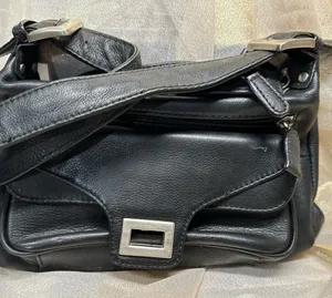 Coldwater Creek Handbag Women Black Faux Leather Purse thumbnail 1