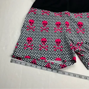 Faye‎ + Florie Pink Skull Star Black Shorts Womens Size Small Athletic NEW thumbnail 9