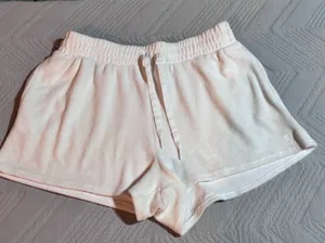 Victoria's‎ Secret terry cloth white shorts size large thumbnail 1