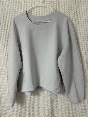 Lululemon AirWrap Modal Crew Long Sleeve Top, Alpine White, Size 16 thumbnail 8