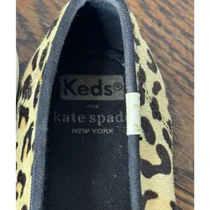 Keds For Kate Spade Women’s calf’s Hair, Leopard Print Fashion Sneakers. Sz 6 thumbnail 5