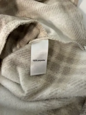 Maurices Wilder Fleece Shacket White & Cream Plaid Oversized thumbnail 9