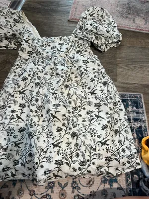 Urban Outfitters Laura Ashley Penelope Toile Cottagecore Babydoll Dress thumbnail 5