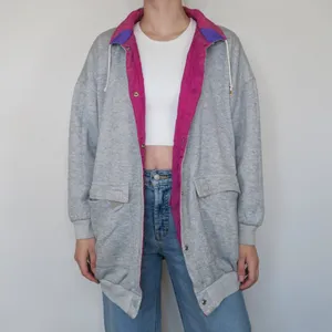 Vintage 80s Reversible Colorblock Windbreaker Jacket thumbnail 5