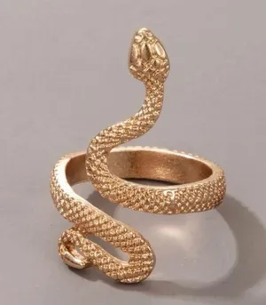 Snake Ring Gold thumbnail 1