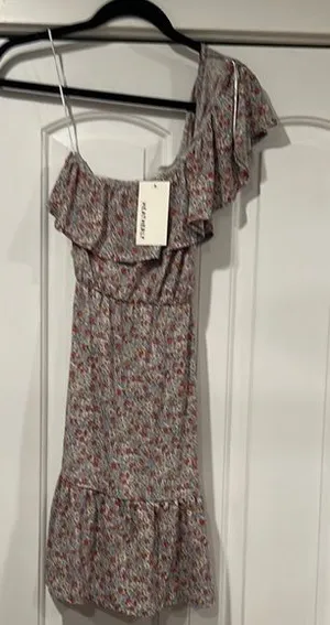 Heatherly new with tags medium Floral One Shoulder Dress‎ thumbnail 1