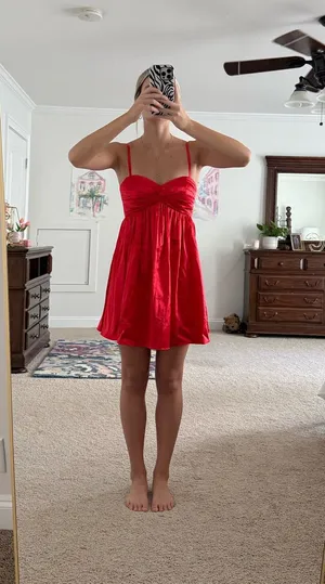 Red Amazon Homecoming Dress thumbnail 1