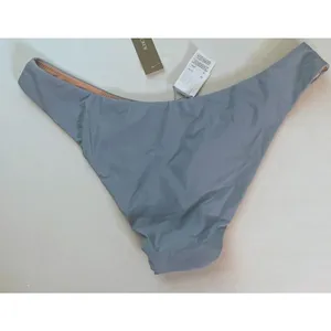 J. Crew‎ Light Blue Mid-Rise Cheeky Bikini Bottom - Size M thumbnail 2