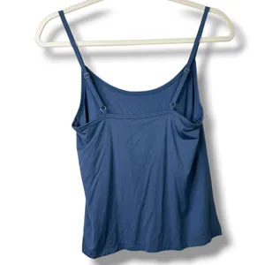 NEW State Of Day Intimates Blue Fluid-Knit Striped Lounge Pajama 3-Piece Set XS thumbnail 9