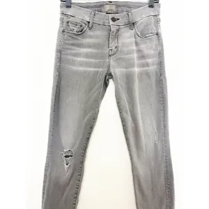 Mother The Looker Ankle Fray Grey Jeans Size 28 Distressed Last Chance Saloon thumbnail 10