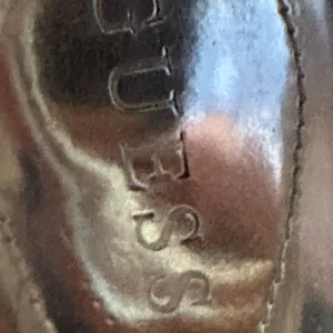 Guess Gold Metallic Strappy Heels size 10 thumbnail 3