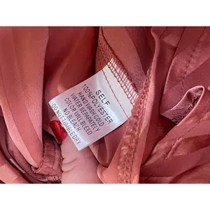 Pinch Women Cami Tank Top Ruffle Tiered‎ Trim Striped Metallic Pink Medium NWT thumbnail 6
