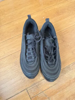 Nike Womens Air Max 97 Slip-On Sneakers in Black thumbnail 2
