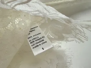 NWOT Naked Wardrobe The Statement Puff Sleeve Lace Crop Top Size Small S NEW thumbnail 8