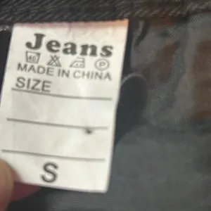 Black Distressed‎ Ripped Jeans Women's Size S Wide Leg Baggy Denim Pants thumbnail 7