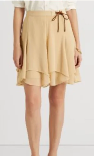Ralph Lauren Tan Skater Skirt thumbnail 1