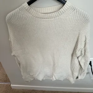 American Eagle Outfitters Cream Crew Neck Sweater thumbnail 2