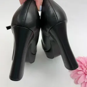 Demonia Dolly-50 Mary Jane Platform Heels Black Vegan Leather Goth Grunge Punk thumbnail 9