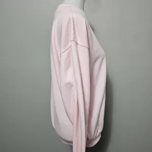 Vintage M&C Sportswear Pink Embroidered Cat Mockneck Sweatshirt Size Large thumbnail 3