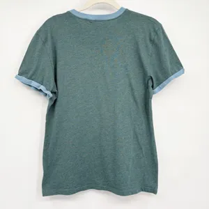 Taylor Swift‎ Womens Merch Teal Midnights Ringer Retro Concert T-Shirt Size M thumbnail 4