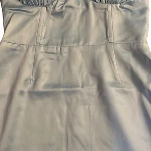 naked wardrobe Clam Shell Sweetheart Sleeveless Dress - Icy Blue Size S thumbnail 4
