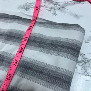 Lululemon radiant long sleeve striped wrap top‎ gray white thumbnail 3