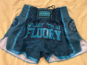 Floury Muay Thai Shorts Blue Size XL thumbnail 1