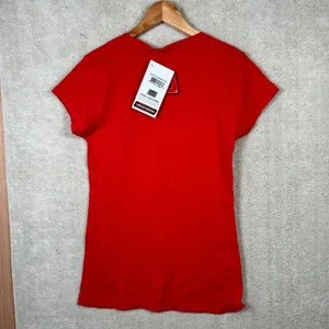 New Dale Earnhardt Jr. T-Shirt Womens Large Red Racing‎ NASCAR Short Sleeve Crew thumbnail 2