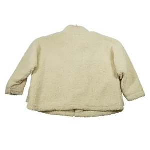 BLANKNYC‎ Women's Large Sherpa Corduroy Mixed Media Jacket Tan Cream Cozy City thumbnail 10