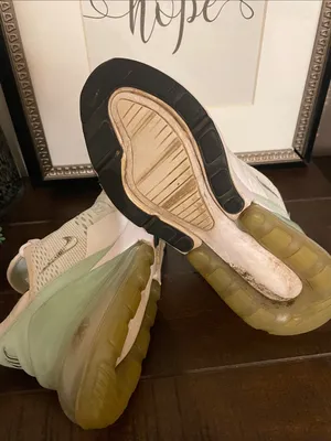 Nike Air Max 270 Sneakers White & Mint Foam Size 7.5 DQ7652-100 thumbnail 9