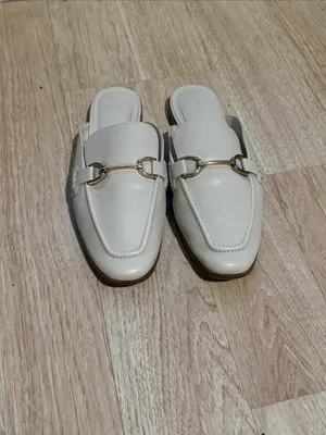 A New Day Women’s Cream Flats Mules Shoes Size 9 thumbnail 4