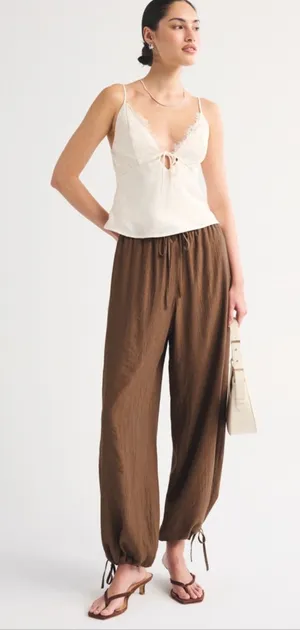 Abercrombie balloon pant thumbnail 1