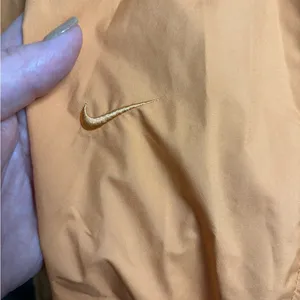 Nike Womens Vintage Y2K Full Zip Orange Windbreaker Size Medium 8-10 Lightweight thumbnail 8